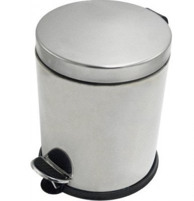 Відро з педаллю і кришкою металеве, 5л VINKS